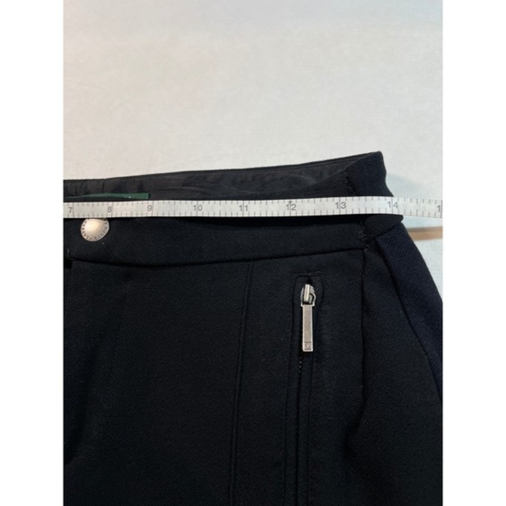 Lauren Ralph Lauren Black Dress Pants Zipper Pocket‎ Rayon Blend Regular Sz. 4 - Picture 3 of 7